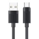 USAMS καλώδιο USB-C σε USB SJ777, 3A, 480Mbps, 1m, μαύρο