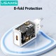 USAMS φορτιστής τοίχου CC324, USB, 18W, λευκός