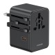 USAMS φορτιστής/αντάπτορας πρίζας CC310, 2x USB & 3x USB-C, universal, 70W, μαύρος USAMS φορτιστής/αντάπτορας πρίζας CC310, 2x USB & 3x USB-C, universal, 70W, μαύρος