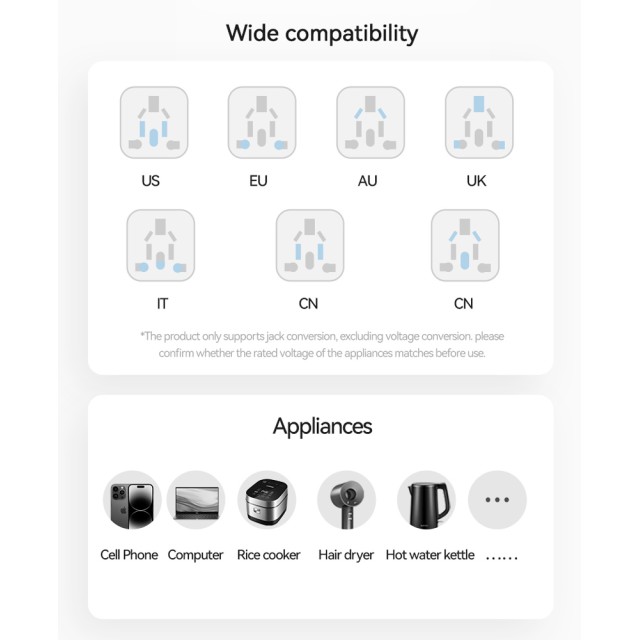 USAMS φορτιστής/αντάπτορας πρίζας CC310, 2x USB & 3x USB-C, universal, 70W, μαύρος USAMS φορτιστής/αντάπτορας πρίζας CC310, 2x USB & 3x USB-C, universal, 70W, μαύρος