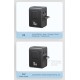 USAMS φορτιστής/αντάπτορας πρίζας CC310, 2x USB & 3x USB-C, universal, 70W, μαύρος USAMS φορτιστής/αντάπτορας πρίζας CC310, 2x USB & 3x USB-C, universal, 70W, μαύρος