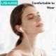 USAMS earphones με μικρόφωνο SJ771, USB-C σύνδεση, 1.2m, λευκά