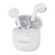 CELEBRAT earphones με θήκη φόρτισης W79, True Wireless, 13mm, 30/300mAh, λευκά