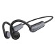 CELEBRAT neckband earphones SE9, OWS Bone Conduction, 16.3mm, 180mAh, μαύρα