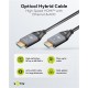 GOOBAY καλώδιο HDMI 2.1 76278 με Ethernet, AOC, 8K/60Hz, 48 Gbps, 50m, μαύρο