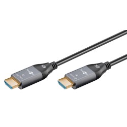 GOOBAY καλώδιο HDMI 2.1 76278 με Ethernet, AOC, 8K/60Hz, 48 Gbps, 50m, μαύρο