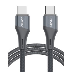 LDNIO καλώδιο USB-C LC632c, 100W, 480Mbps, 2m, μαύρο