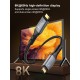 LDNIO καλώδιο USB-C TC-11c, 240W, 40Gbps, 8K/60Hz, 1m, μαύρο