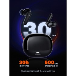 LDNIO earphones με θήκη φόρτισης T05, True Wireless, 13mm, 40/500mAh, μαύρα
