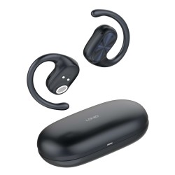 LDNIO earphones με θήκη φόρτισης T07, OWS Bone Conduction, 15mm, 60/500mAh, μαύρα