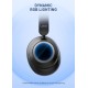 LDNIO headphones H01, ασύρματα & ενσύρματα, 40mm, 1000mAh, ANC, μαύρα