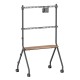 BRATECK βάση τηλεόρασης δαπέδου FS66-46F-01, 37-86", έως 80kg, με ράφι & ροδάκια