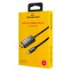 POWERTECH καλώδιο USB-C σε HDMI PTR-0209, 4K/30Hz, 10 Gbps, 1m, μαύρο