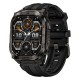 KOSPET smartwatch TANK M4C, heart rate, 1.96" AMOLED, GPS, 5 ATM & IP69K, με φακό, μαύρο