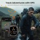 KOSPET smartwatch TANK M4C, heart rate, 1.96" AMOLED, GPS, 5 ATM & IP69K, με φακό, μαύρο