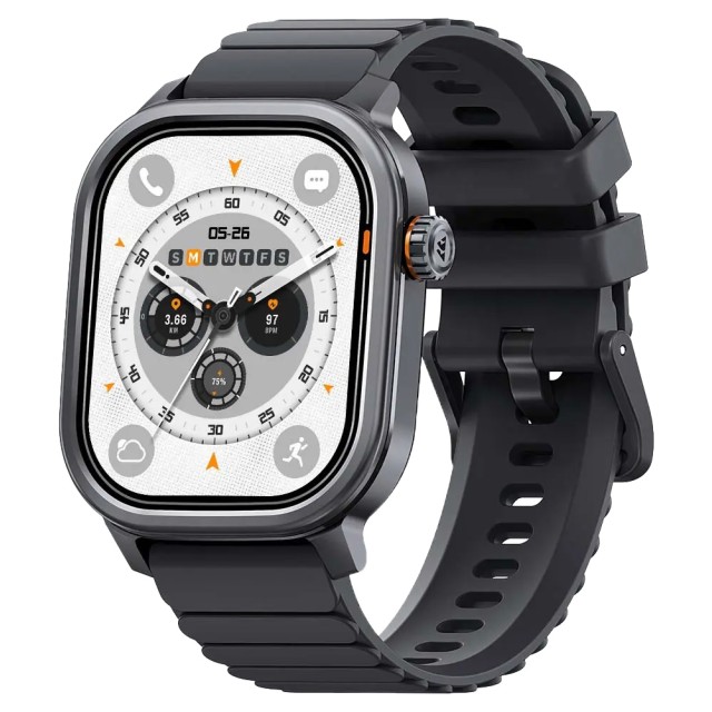 KOSPET smartwatch Pulse, heart rate, 1.96" AMOLED, IP68, μαύρο KOSPET smartwatch Pulse, heart rate, 1.96" AMOLED, IP68, μαύρο