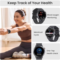 KOSPET smartwatch Orb, heart rate, 1.43" AMOLED, IP68, μαύρο