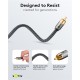GOOBAY καλώδιο ήχου RCA σε RCA 65297, 3m, μαύρο/ασημί