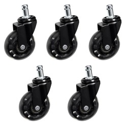 POWERTECH σετ ανταλλακτικά ροδάκια για PT-1633 καρέκλα γραφείου, 5τμχ