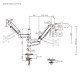 POWERTECH βάση γραφείου για 2x οθόνες PT-1628, 17-32", έως 9kg