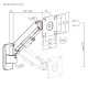 BRATECK επιτοίχια βάση οθόνης LDA113-111, 17-32", έως 9kg