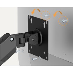 BRATECK επιτοίχια βάση οθόνης LDA113-111, 17-32", έως 9kg
