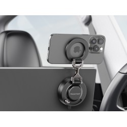 POWERTECH βάση smartphone αυτοκινήτου PT-1629 για ταμπλό/παρμπρίζ, μαγνητική, μαύρη