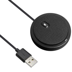 CMTECK επιτραπέζιο μικρόφωνο UM02, omnidirectional, USB, μαύρο