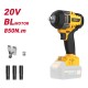 DELI κρουστικό μπουλονόκλειδο μπαταρίας DC234Z, Brushless, 20V, 850N.m, 1/2"