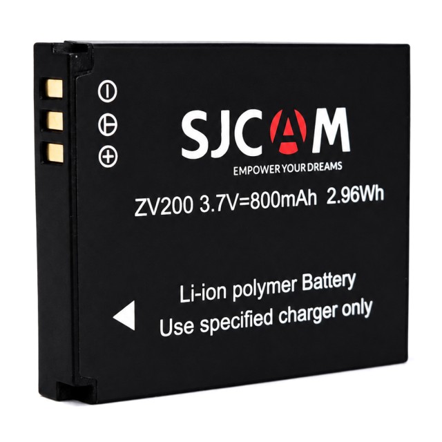 SJCAM μπαταρία για ZV200 φωτογραφική μηχανή, 800mAh SJCAM μπαταρία για ZV200 φωτογραφική μηχανή, 800mAh