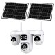 VSTARCAM smart ηλιακή κάμερα AG623FR, four-lens, 3MP, 4G, SD, PTZ, IP66