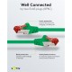 GOOBAY καλώδιο δικτύου 68289, CAT 6 S/FTP, copper, 250MHz, 1m, πράσινο