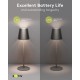 GOOBAY επιτραπέζιο φωτιστικό 77673, 3000K, dimmable, επαναφορτιζόμενο, μαύρο