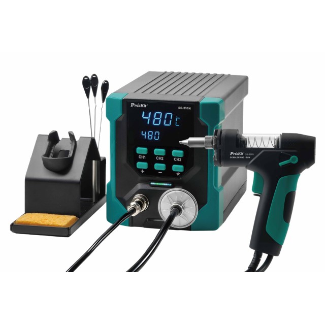 PROSKIT σταθμός αποκόλλησης SS-331NB με πιστόλι, 160-480°C PROSKIT σταθμός αποκόλλησης SS-331NB με πιστόλι, 160-480°C