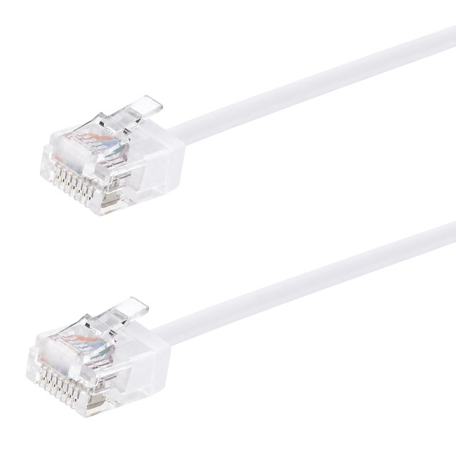 POWERTECH καλώδιο δικτύου CAB-N470, Cat 6A U/UTP, ultra slim, copper, 500MHz, 1m, λευκό POWERTECH καλώδιο δικτύου CAB-N470, Cat 6A U/UTP, ultra slim, copper, 500MHz, 1m, λευκό