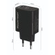 POWERTECH φορτιστής τοίχου PT-1638 με καλώδιο, USB/USB-C, 30W, GaN, μαύρος POWERTECH φορτιστής τοίχου PT-1638 με καλώδιο, USB/USB-C, 30W, GaN, μαύρος