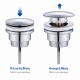 BRUNO βαλβίδα νιπτήρα Pop Up BRN-0313, 1-1/4", ανοξείδωτο ατσάλι, χρωμέ BRUNO βαλβίδα νιπτήρα Pop Up BRN-0313, 1-1/4", ανοξείδωτο ατσάλι, χρωμέ