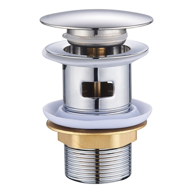 BRUNO βαλβίδα νιπτήρα Pop Up BRN-0315, 1-1/4", ανοξείδωτο ατσάλι, χρωμέ BRUNO βαλβίδα νιπτήρα Pop Up BRN-0315, 1-1/4", ανοξείδωτο ατσάλι, χρωμέ