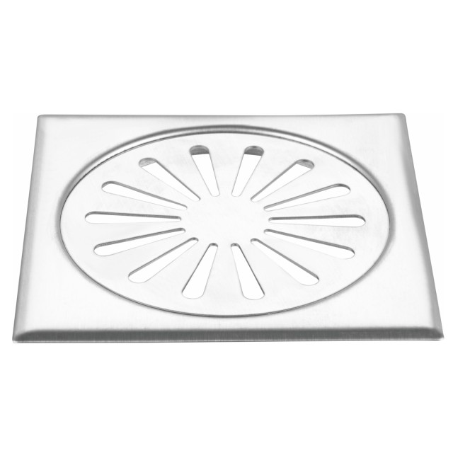 BRUNO σχάρα δαπέδου BRN-0311, fixed, ανοξείδωτο ατσάλι, 12x12cm, brushed BRUNO σχάρα δαπέδου BRN-0311, fixed, ανοξείδωτο ατσάλι, 12x12cm, brushed