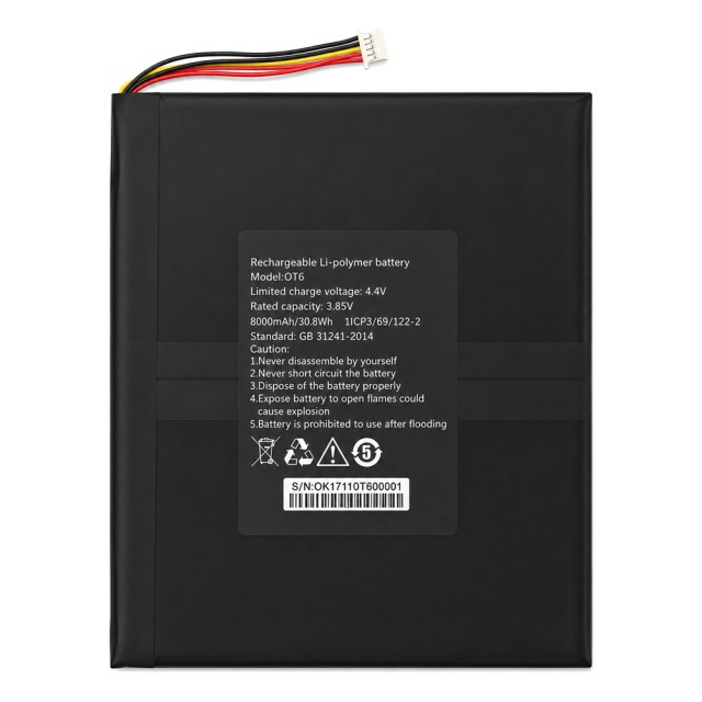 OUKITEL μπαταρία για tablet OT6 OUKITEL μπαταρία για tablet OT6
