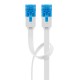 GOOBAY καλώδιο δικτύου 96314, CAT 6A U/UTP, flat, 500MHz, Copper, 1m, λευκό GOOBAY καλώδιο δικτύου 96314, CAT 6A U/UTP, flat, 500MHz, Copper, 1m, λευκό