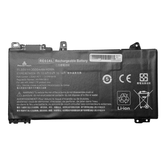POWERTECH συμβατή μπαταρία RE03-3S1P για HP ProBook 430/440/450/455 G6 POWERTECH συμβατή μπαταρία RE03-3S1P για HP ProBook 430/440/450/455 G6