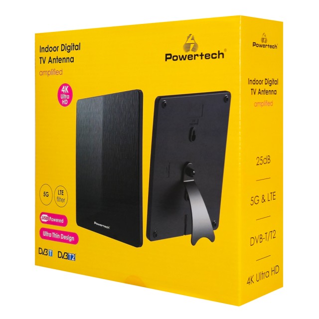 POWERTECH ψηφιακή κεραία PT-1607, 5G & LTE, DVB-T/T2, 4Κ, 25dB POWERTECH ψηφιακή κεραία PT-1607, 5G & LTE, DVB-T/T2, 4Κ, 25dB