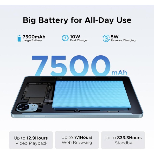 DOOGEE tablet Tab G5, 10.1", 3/128GB, 4G, Android 16, 7500mAh, μπλε DOOGEE tablet Tab G5, 10.1", 3/128GB, 4G, Android 16, 7500mAh, μπλε