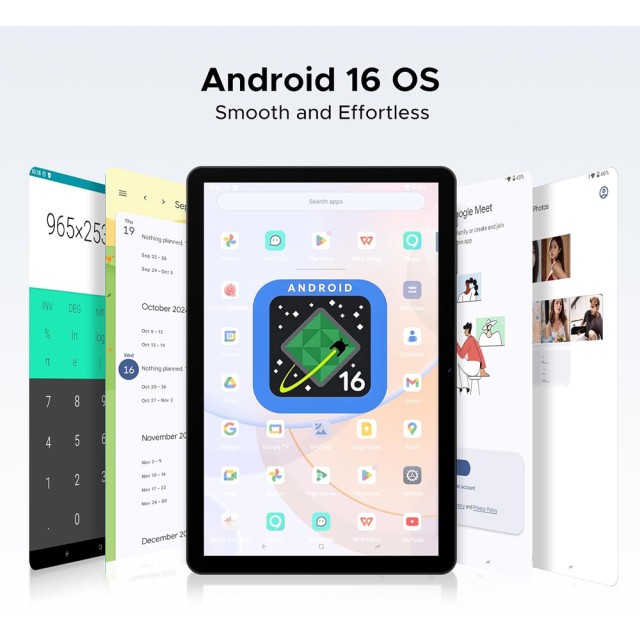 DOOGEE tablet Tab G5, 10.1", 3/128GB, 4G, Android 16, 7500mAh, μπλε DOOGEE tablet Tab G5, 10.1", 3/128GB, 4G, Android 16, 7500mAh, μπλε