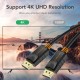 CABLETIME καλώδιο DisplayPort CT-AV585-01G, 4K/60Hz, 1m, μαύρο CABLETIME καλώδιο DisplayPort CT-AV585-01G, 4K/60Hz, 1m, μαύρο