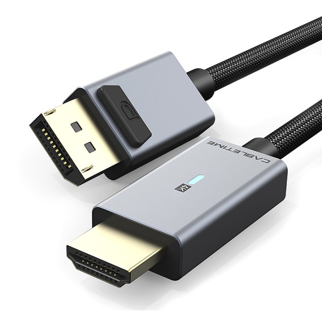 CABLETIME καλώδιο DisplayPort σε HDMI CT-AV585-P02G4K, 4K/30Hz, 1.8m, μαύρο CABLETIME καλώδιο DisplayPort σε HDMI CT-AV585-P02G4K, 4K/30Hz, 1.8m, μαύρο
