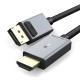 CABLETIME καλώδιο DisplayPort σε HDMI CT-AV585-P02G4K, 4K/30Hz, 1.8m, μαύρο CABLETIME καλώδιο DisplayPort σε HDMI CT-AV585-P02G4K, 4K/30Hz, 1.8m, μαύρο