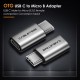 CABLETIME αντάπτορας USB-C σε micro USB CT-CMMCBF-ASG, 480Mbps, γκρι