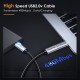 CABLETIME αντάπτορας USB-C σε micro USB CT-CMMCBF-ASG, 480Mbps, γκρι